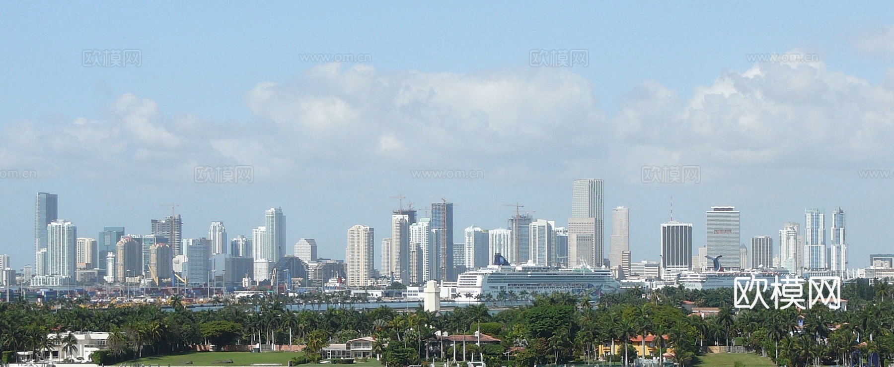 白天城市外景  外景贴图  环境贴图