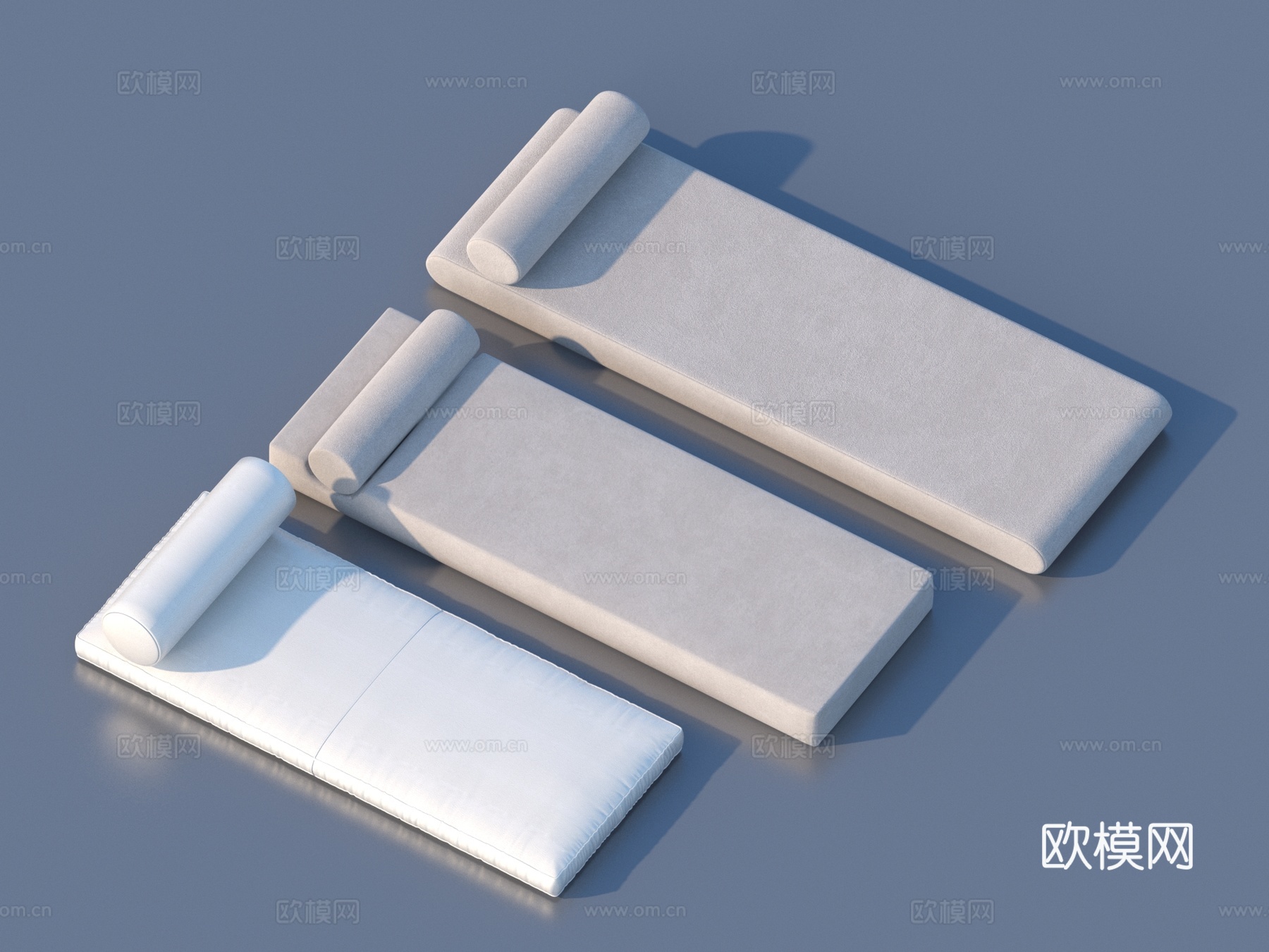 坐垫 棉垫 布垫3d模型