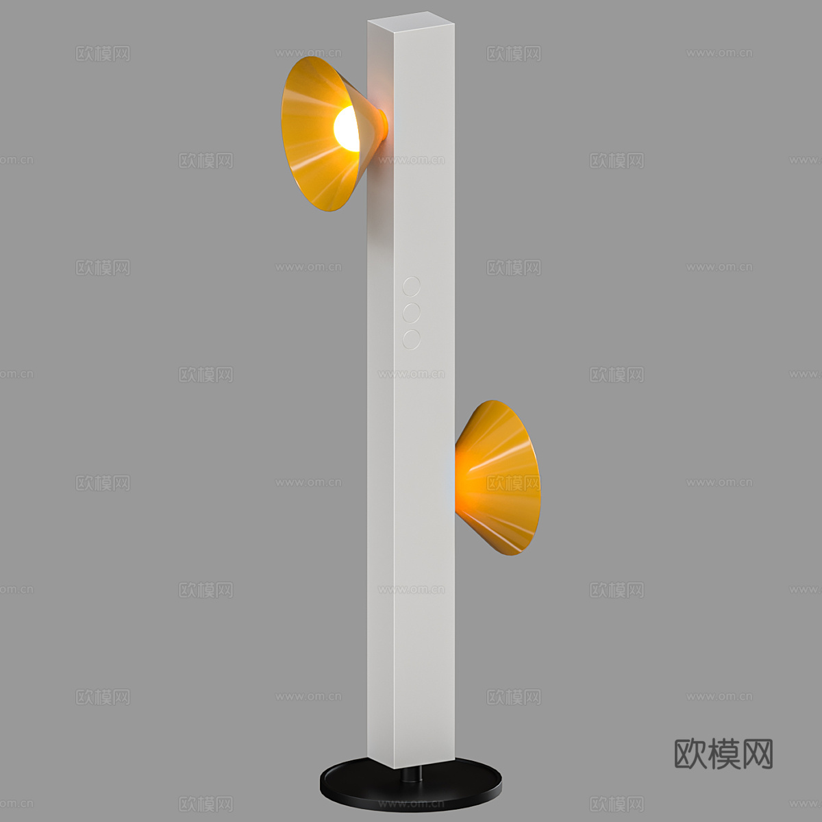 北欧简约落地灯 落地灯 简约落地灯 书房落地灯 灯3d模型