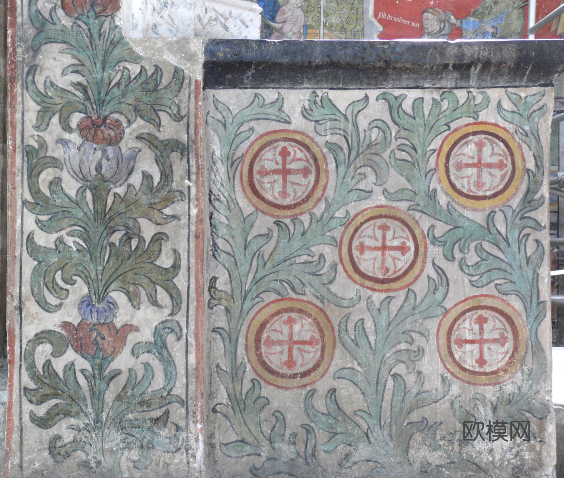 壁画  欧美风壁画 瓷砖壁画下载