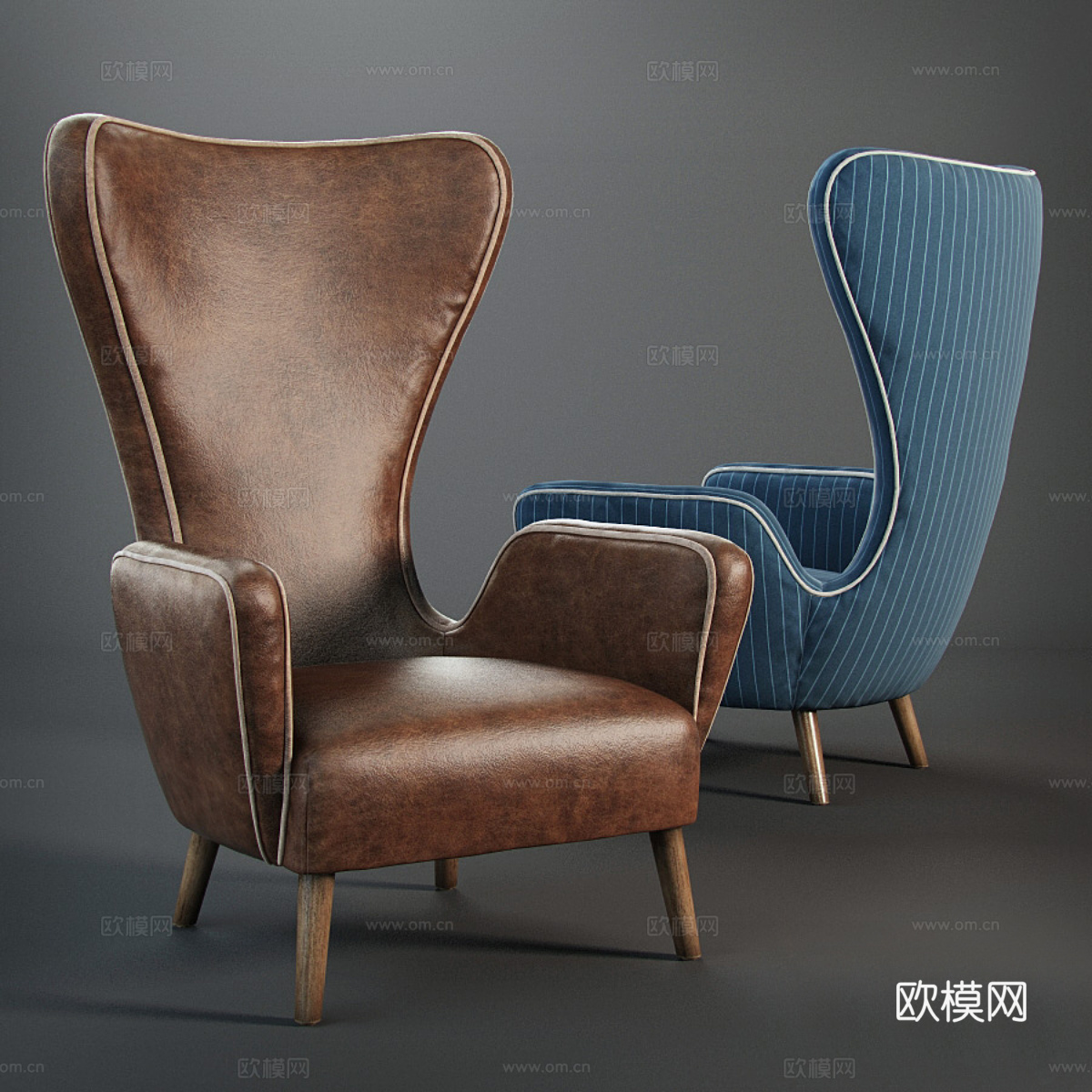 布朗·格兰塔先生主席3d模型