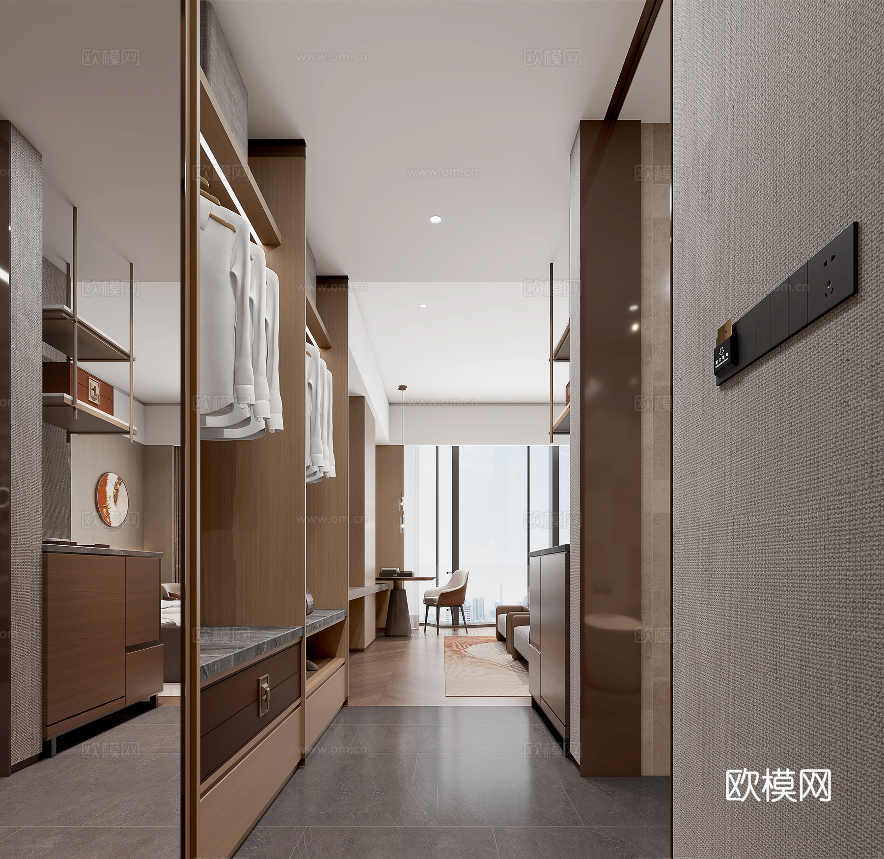 酒店客房3d模型