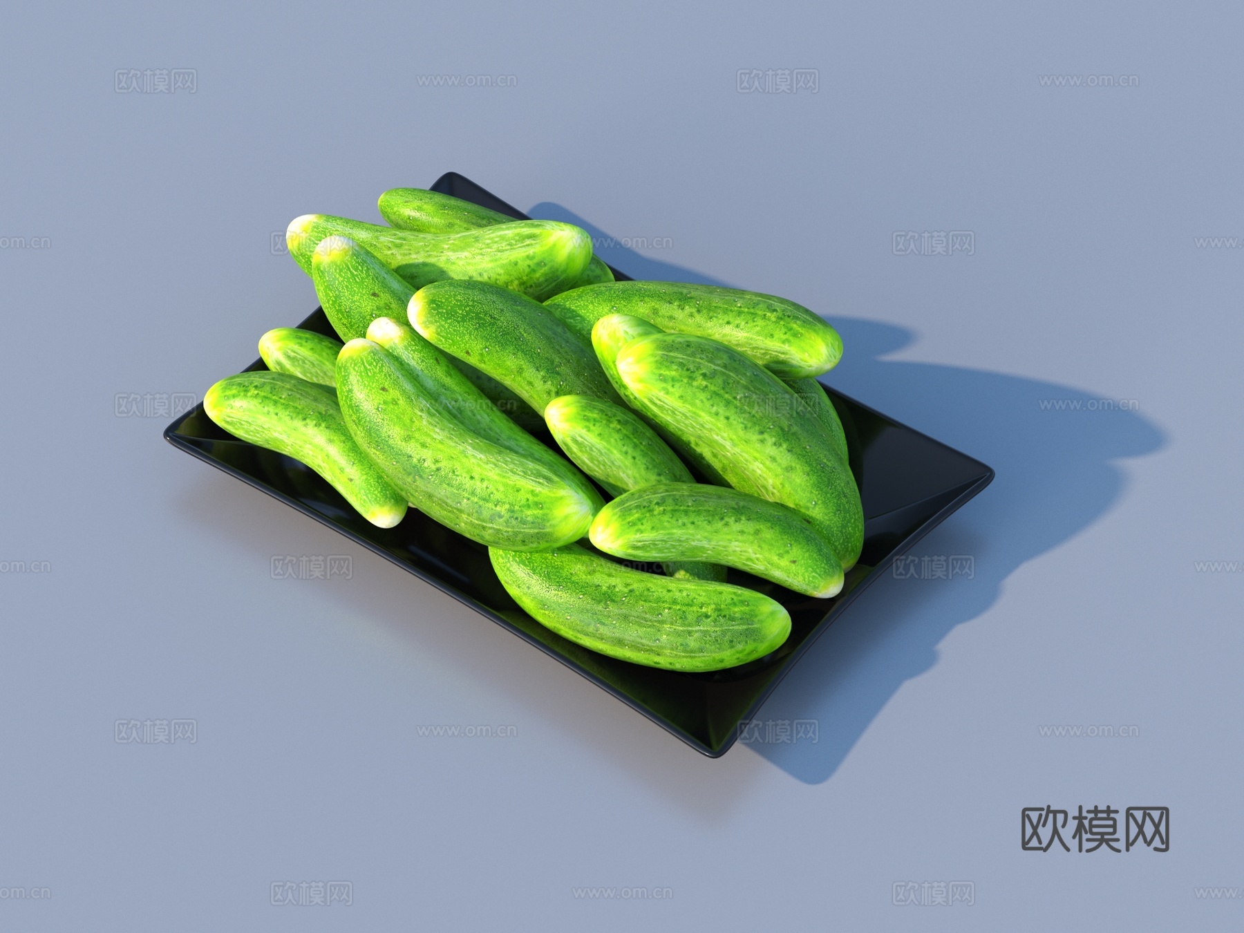黄瓜 蔬菜3d模型