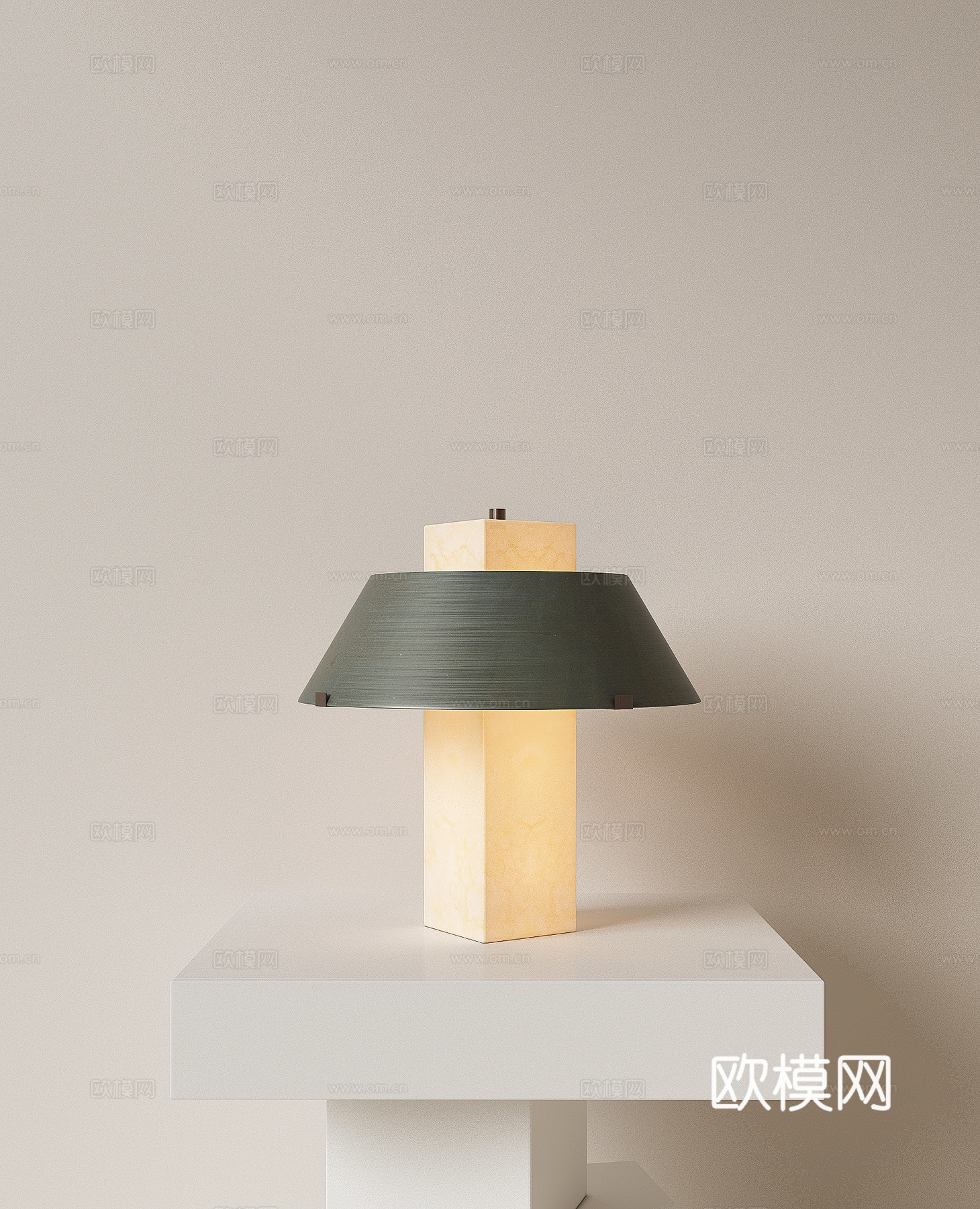 现代轻奢台灯 复古台灯 床头台灯 客厅台灯 书房台灯3d模型