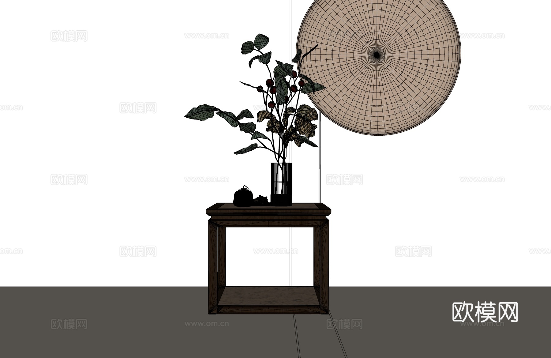 新中式茶几 宋氏茶几 新中式边几 新中式角几su模型