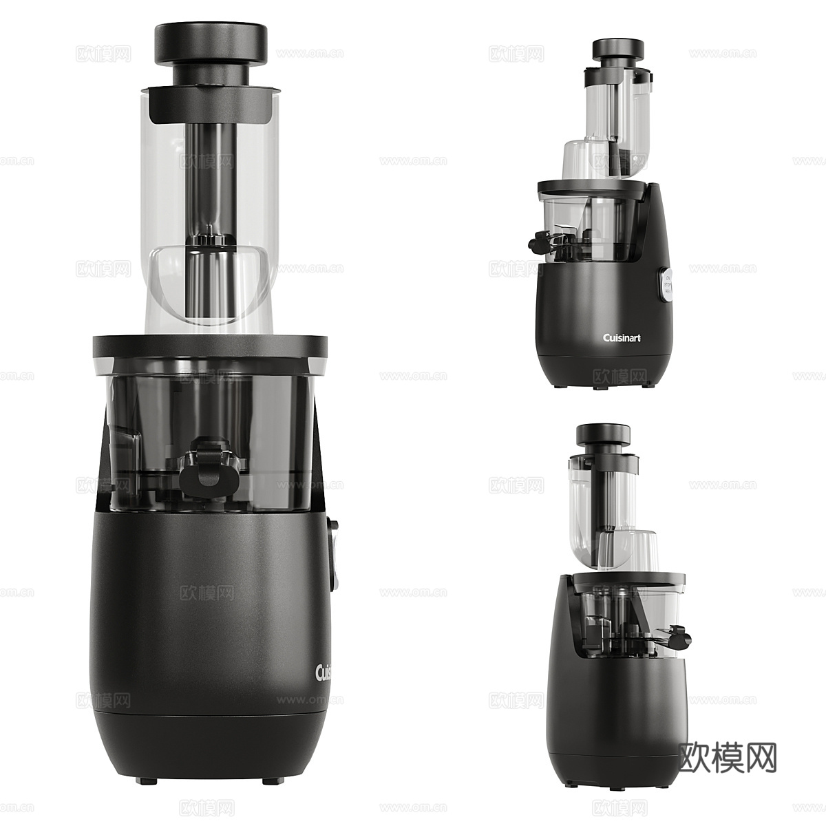 现代厨房小家电套装3d模型