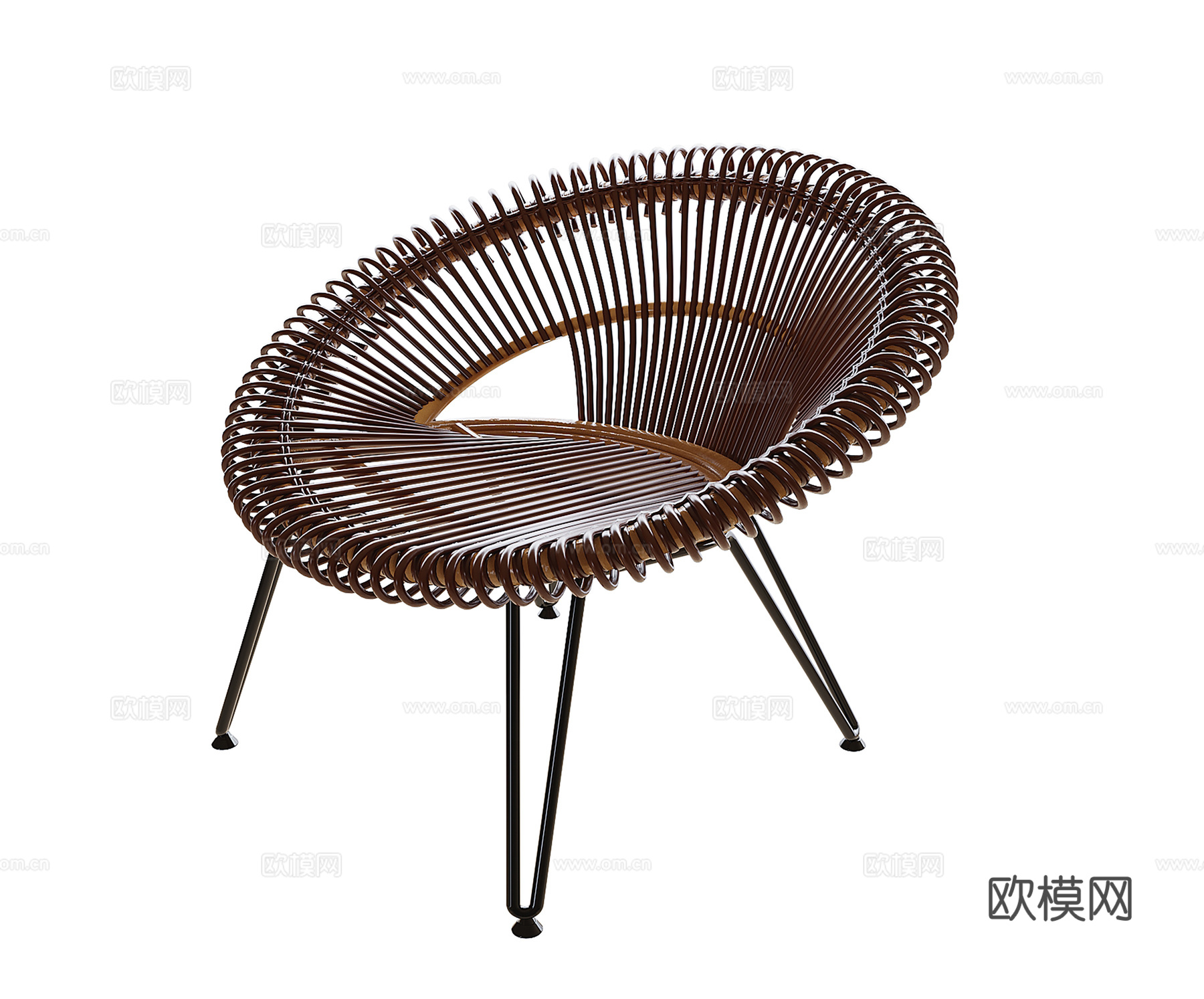 现代休闲椅 单椅3d模型