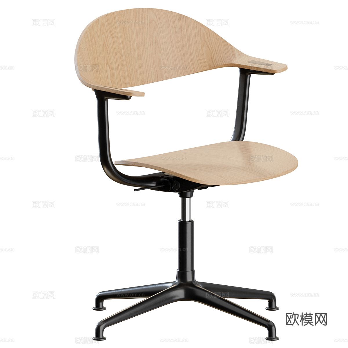 现代意式办公椅3d模型