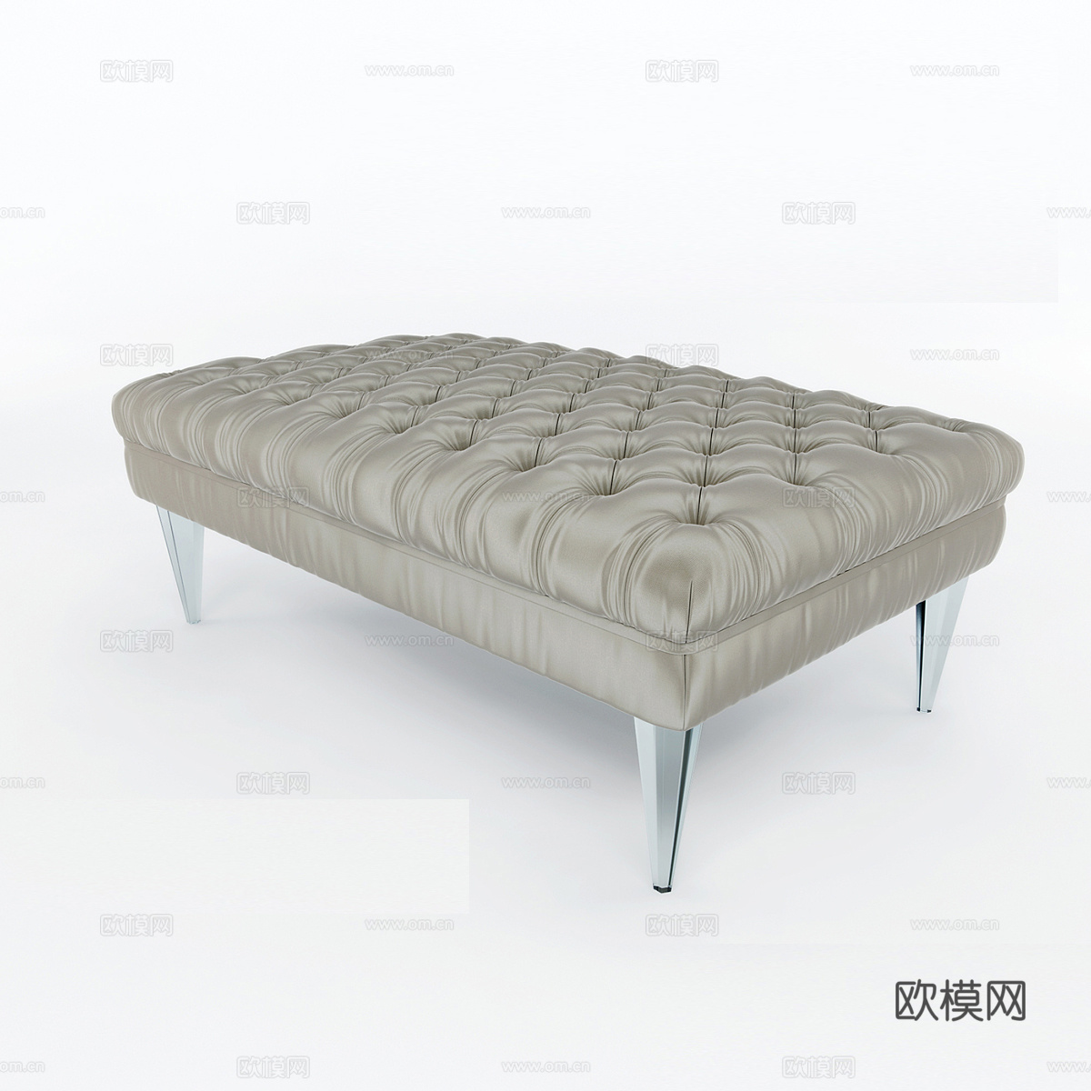 Fendi Cleopatra 脚凳3d模型