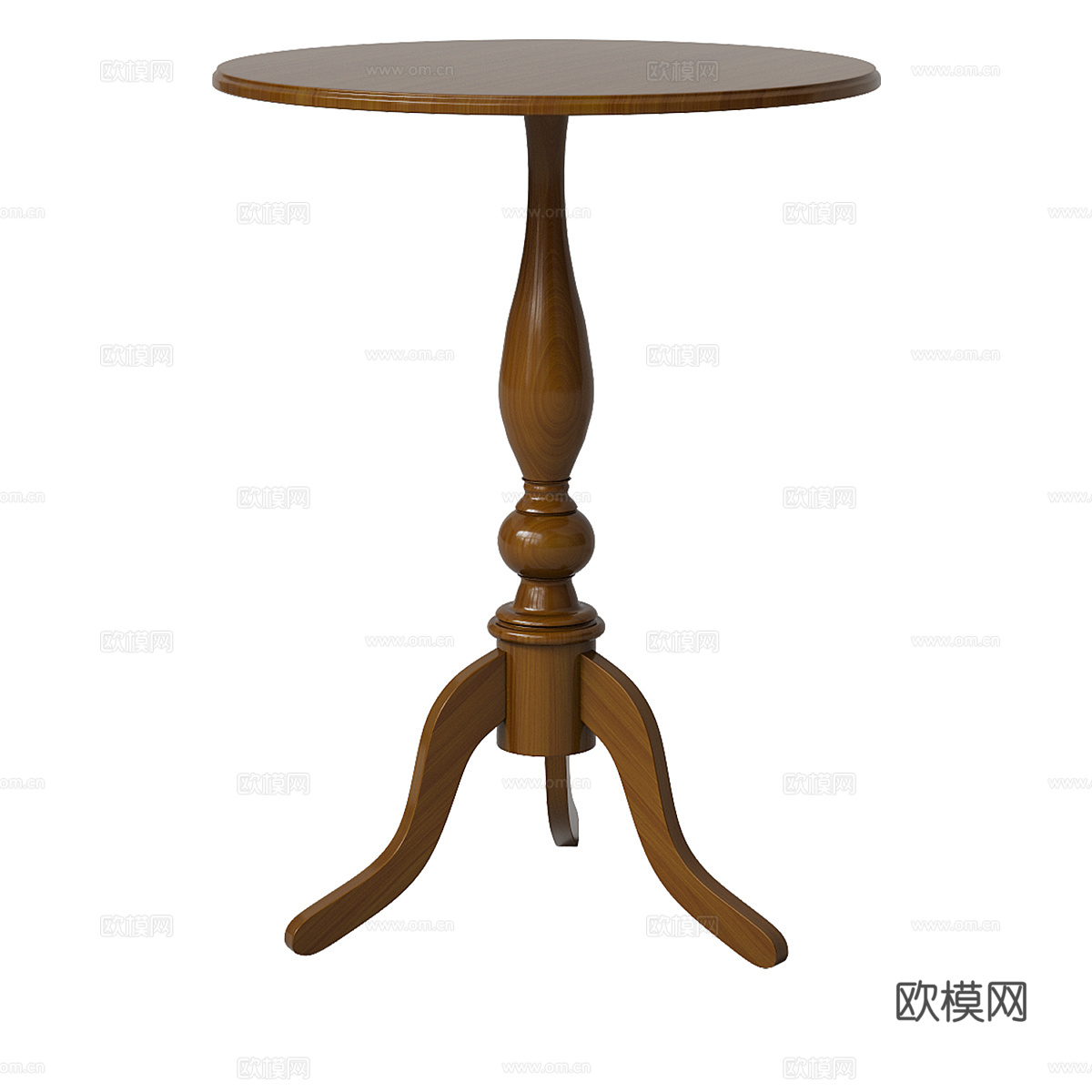 美式简约茶几 茶几 简约茶几 木质茶几3d模型