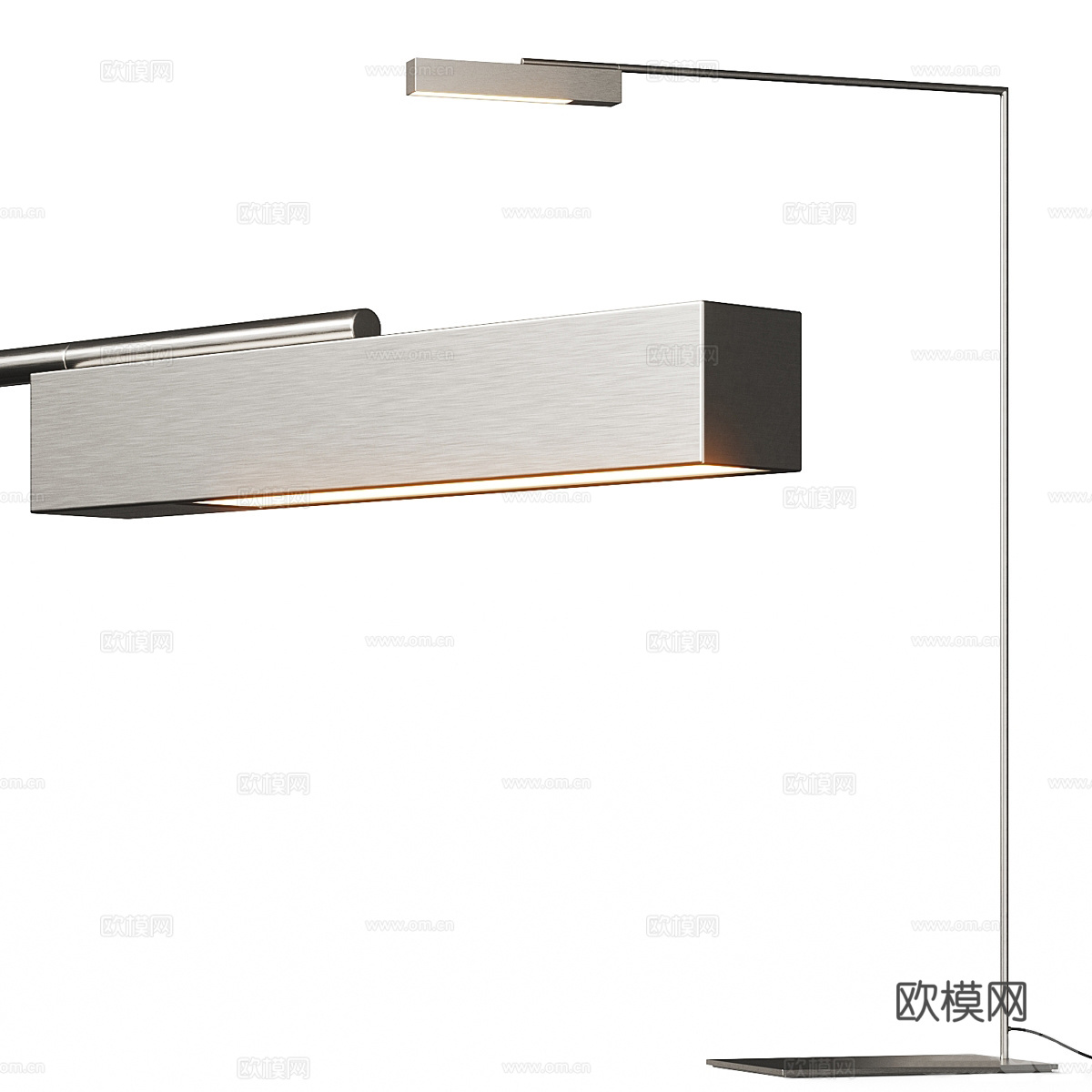 现代极简落地灯3d模型