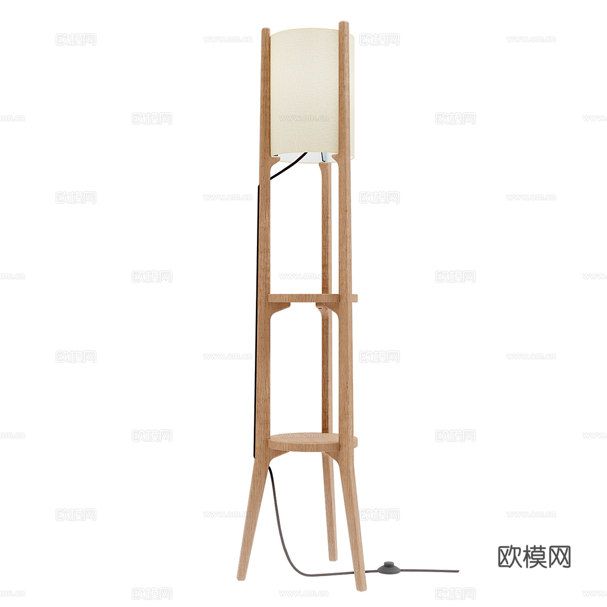 现代简约落地灯 落地灯 简约落地灯 书房落地灯 灯3d模型
