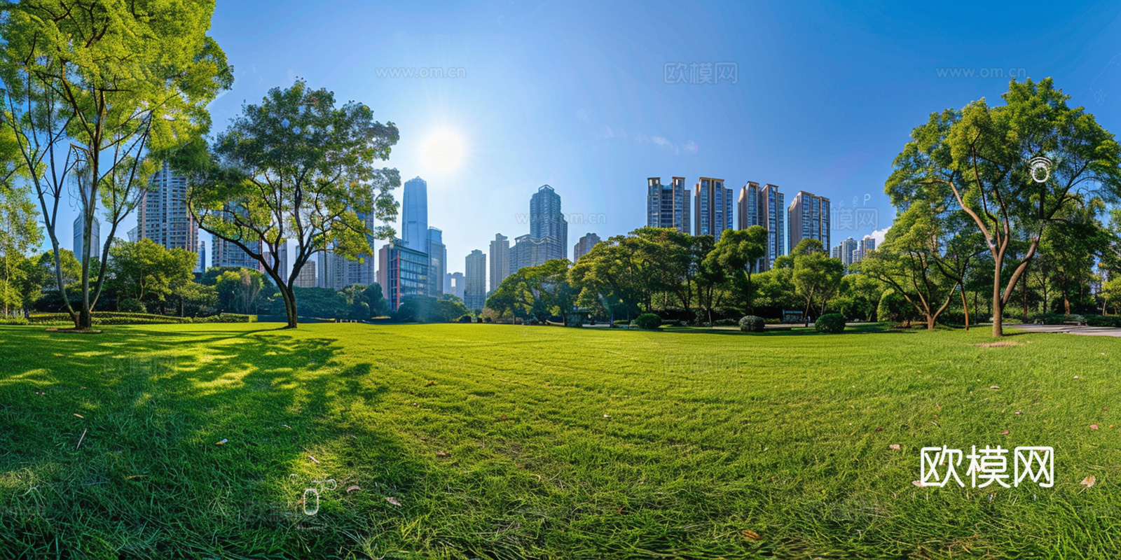 公园外景  环境贴图