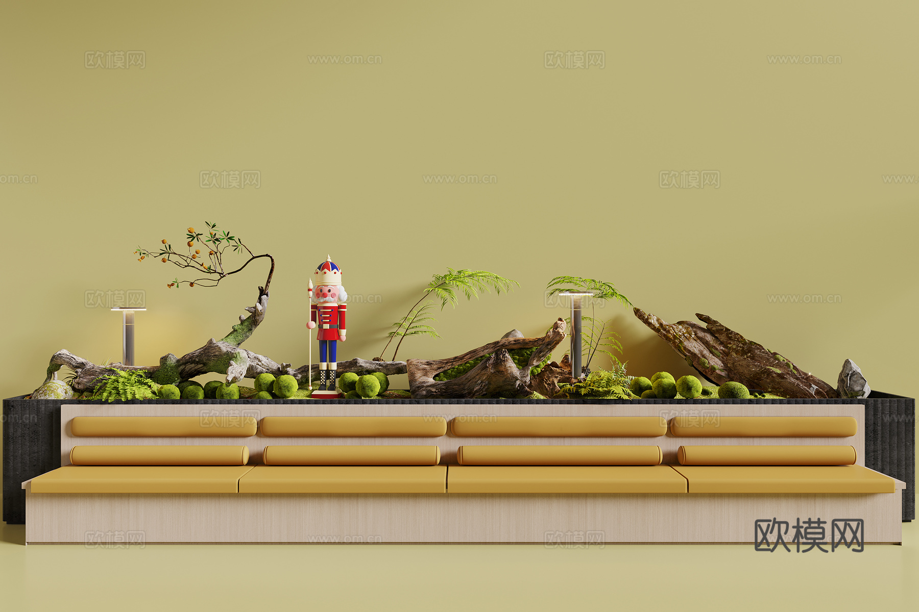 植物造景3d模型