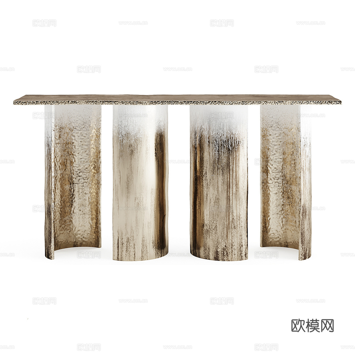 新中式轻奢端景台3d模型