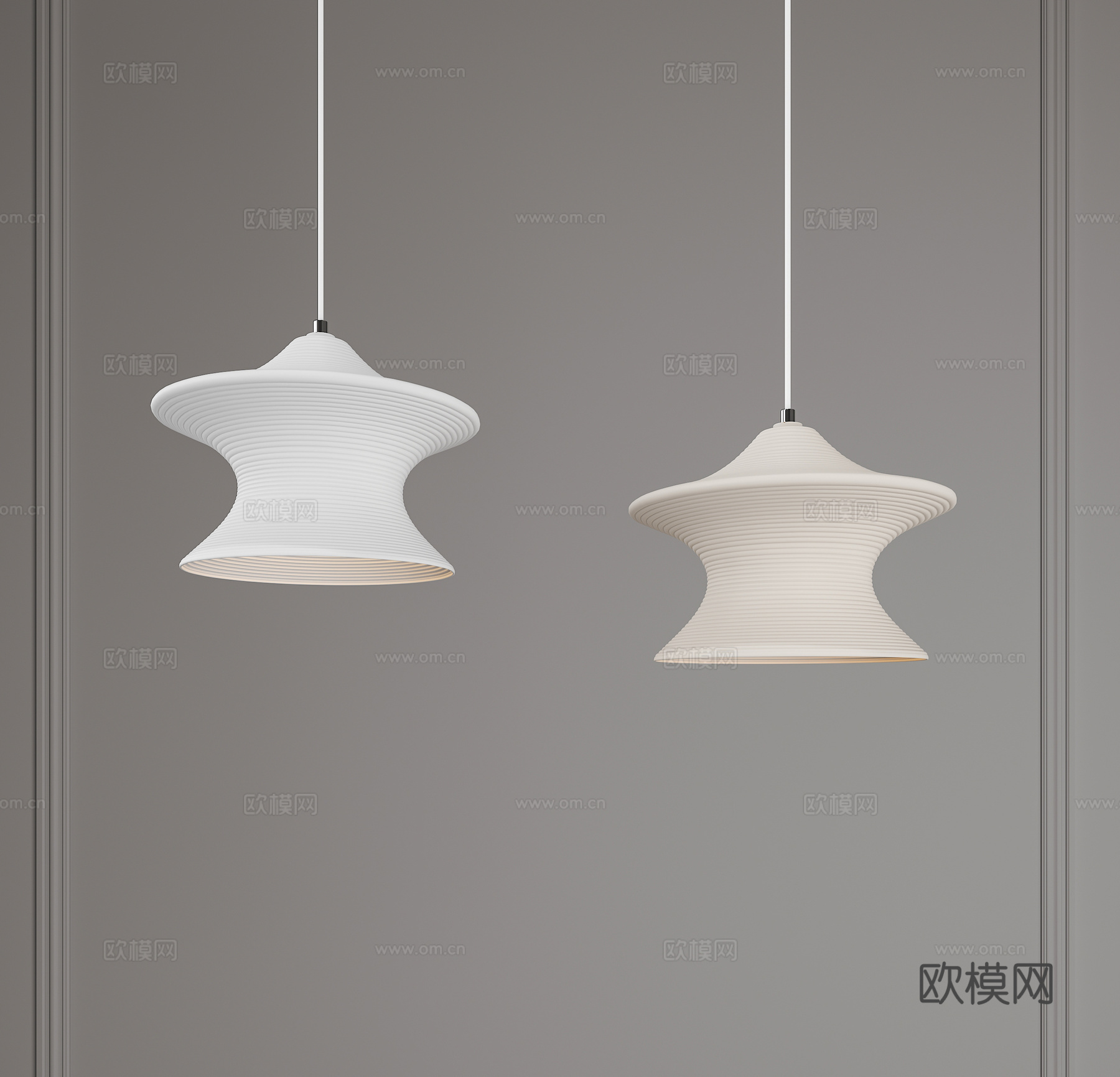 侘寂吊灯 奶油风吊灯 北欧吊灯 日式吊灯 餐厅吊灯 禅意吊灯3d模型