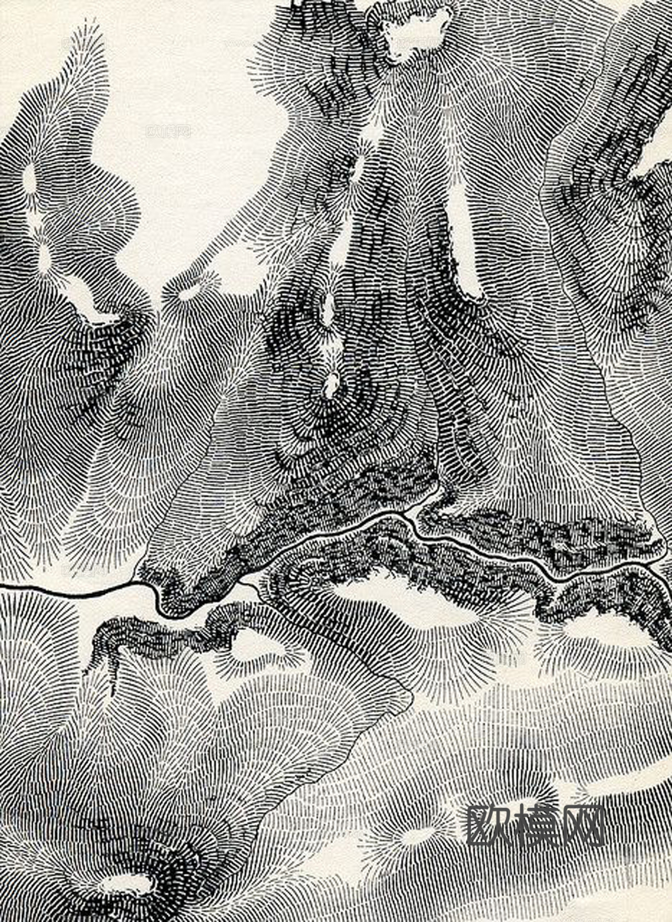 新中式抽象装饰画