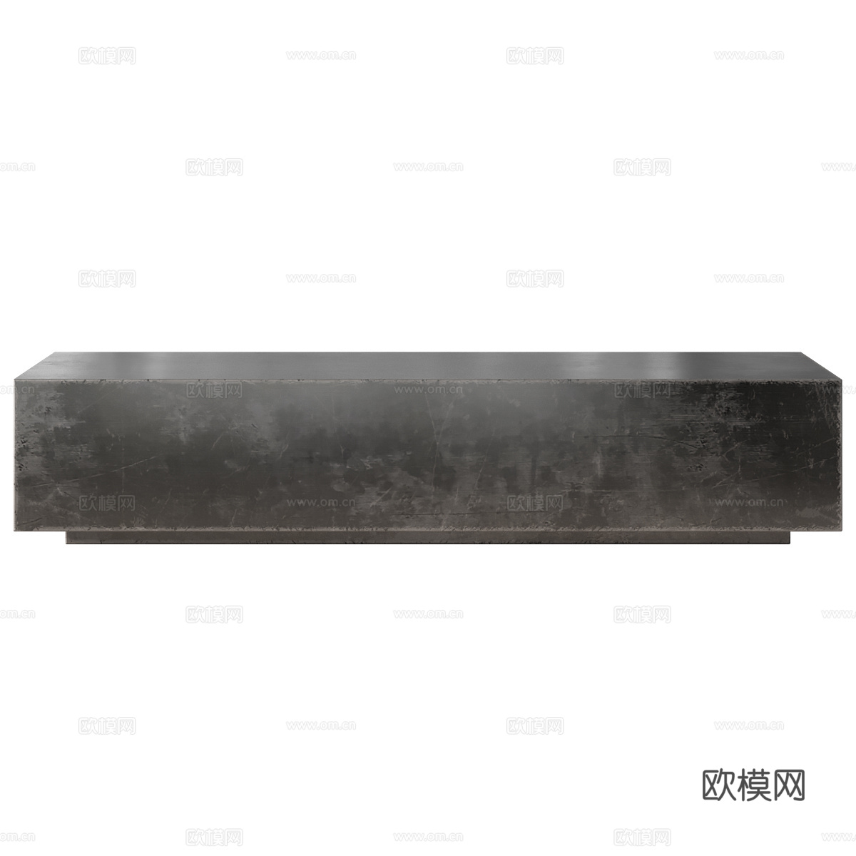 现代意式轻奢金属茶几3d模型
