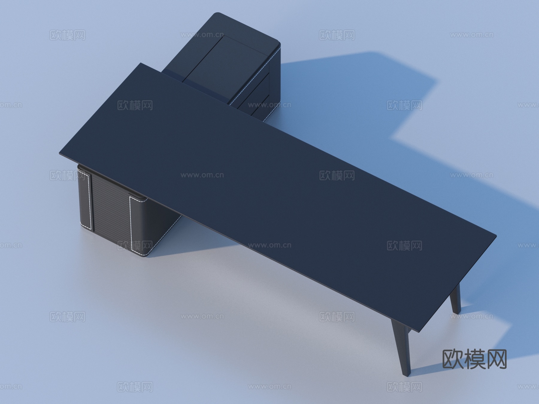 桌子 办公桌 老板桌3d模型
