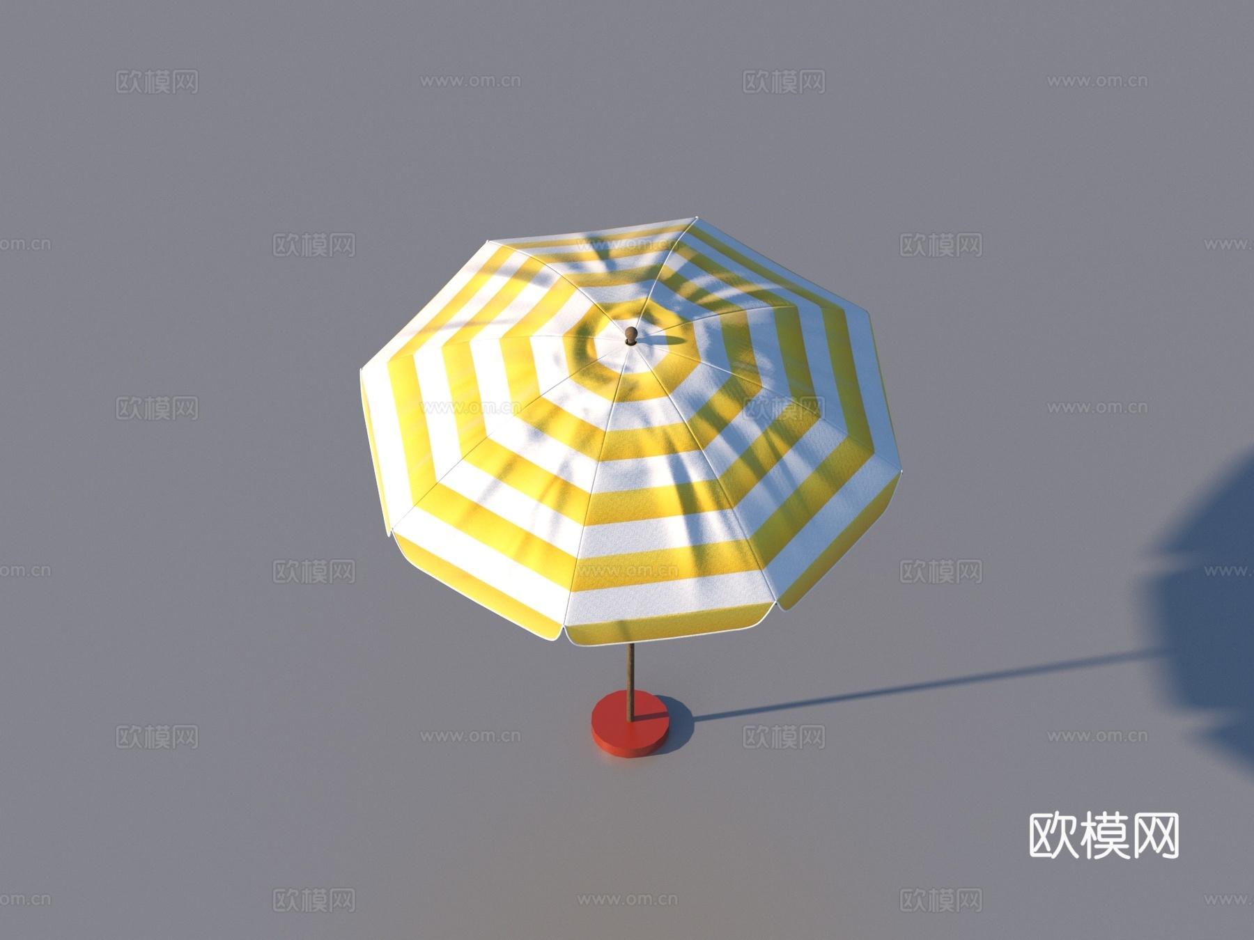 遮阳伞 太阳伞 户外小品3d模型