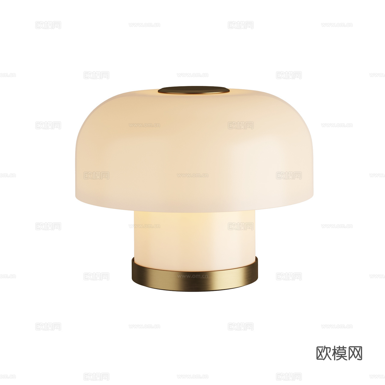 Articolo 现代台灯 玻璃台灯 意式台灯 奶油风台灯3d模型