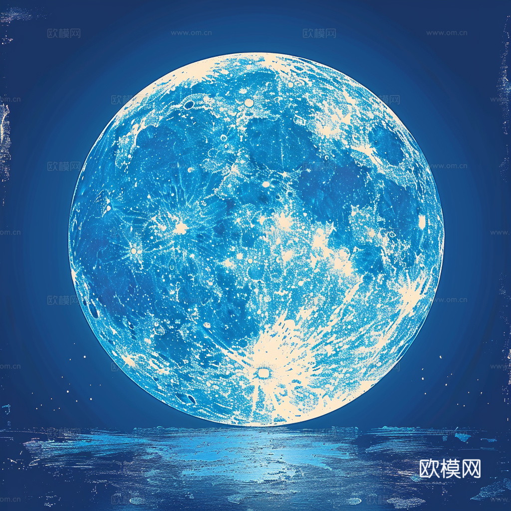 月球灯星球月亮陨石表表面