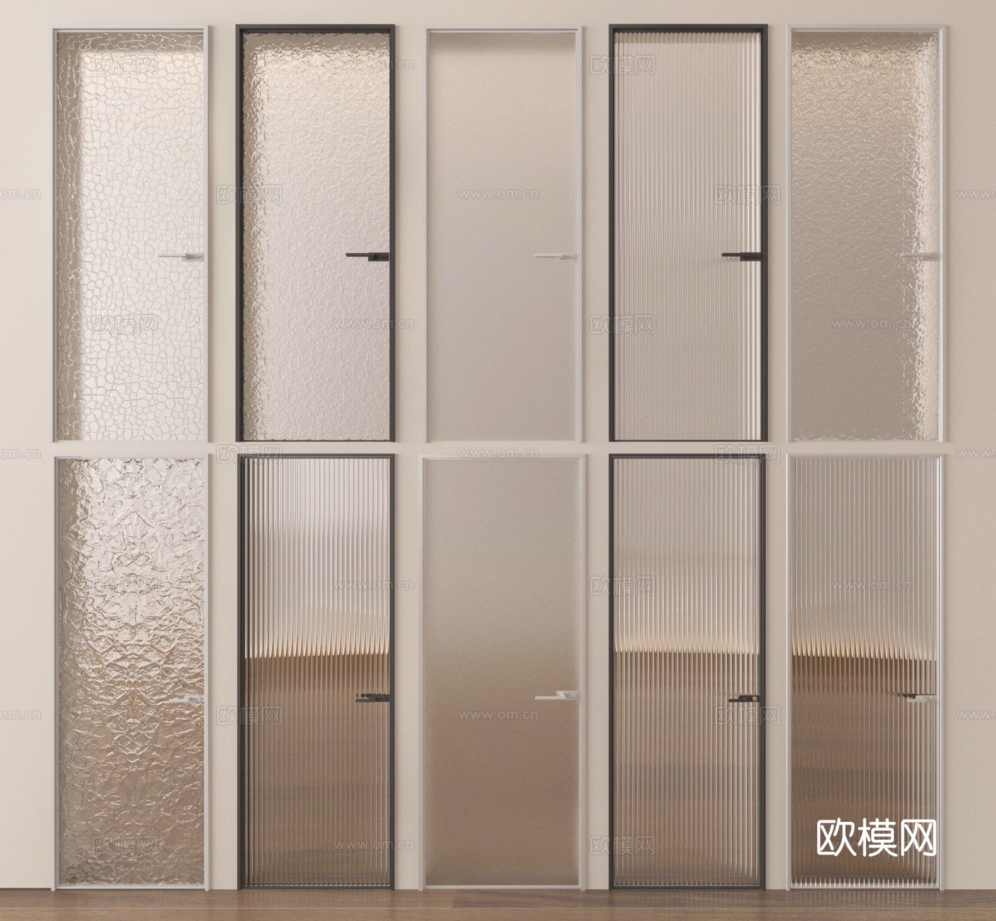 铁艺护栏 围栏 栅栏 栏杆3d模型