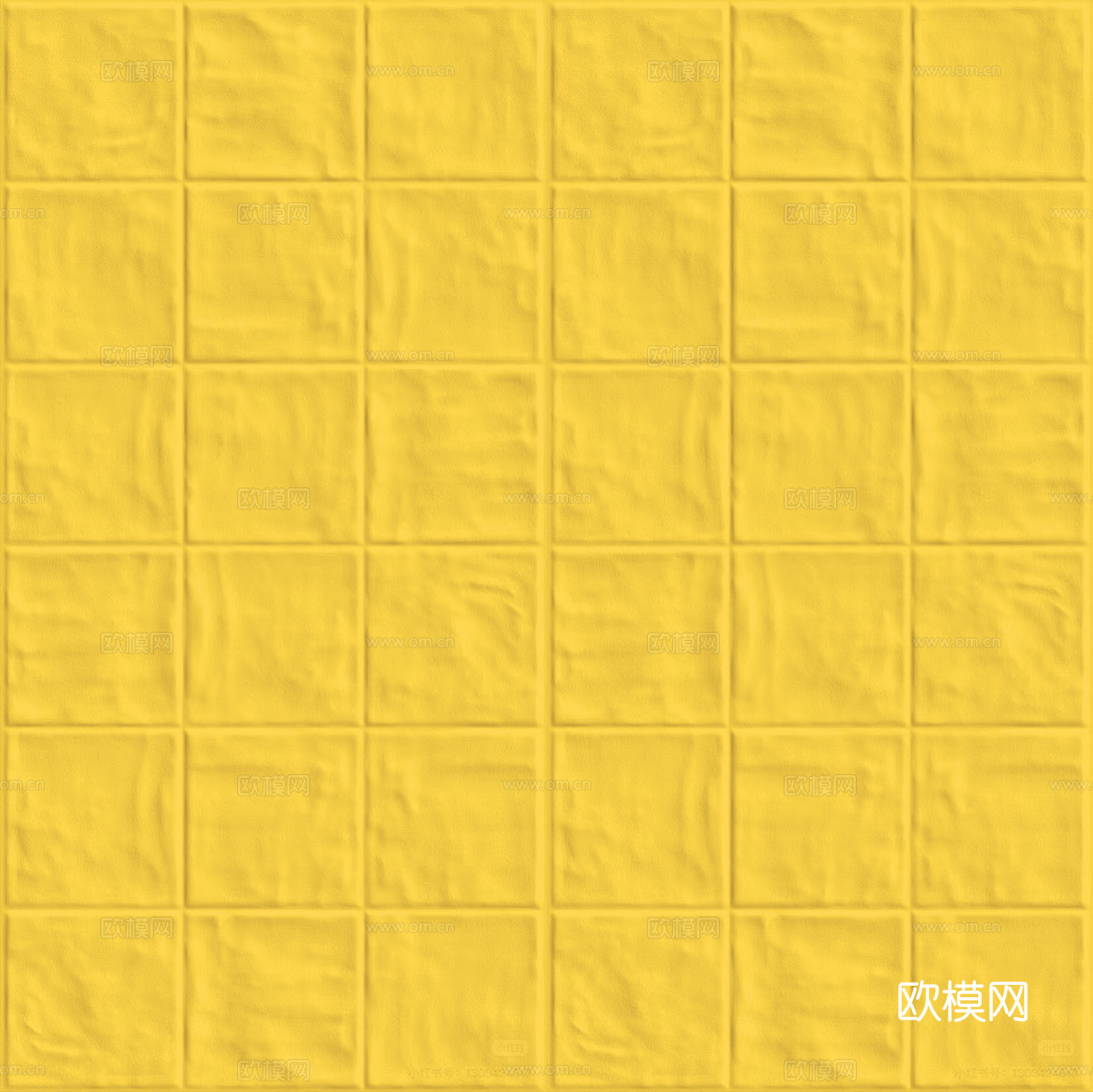 无缝黄色方形面包砖