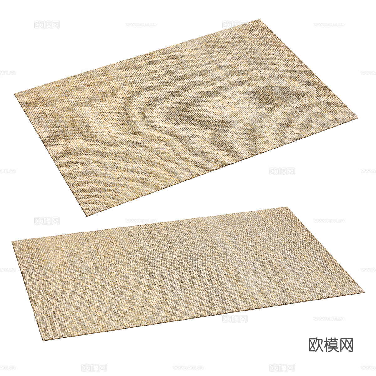 方形地毯3d模型