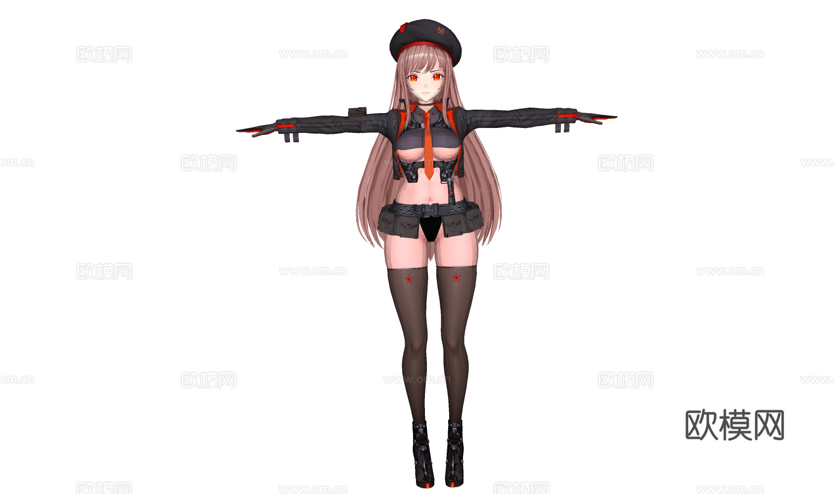 二次元人物 二次元美女 动漫人物 影视人物3d模型
