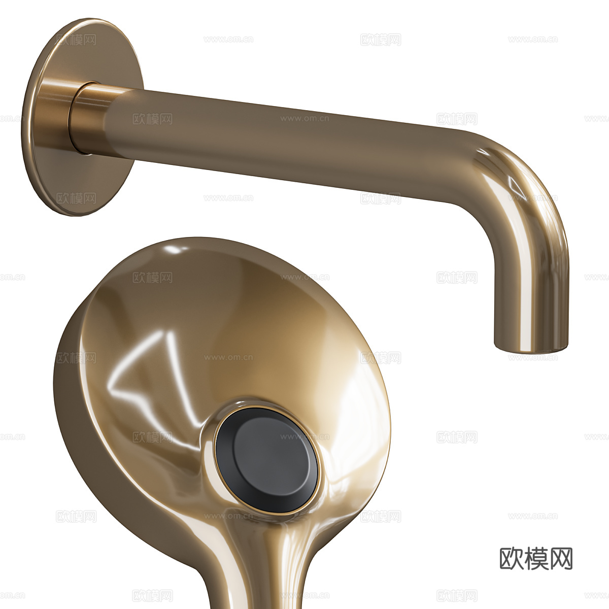 现代轻奢 CELL BOHEME 淋浴花洒3d模型
