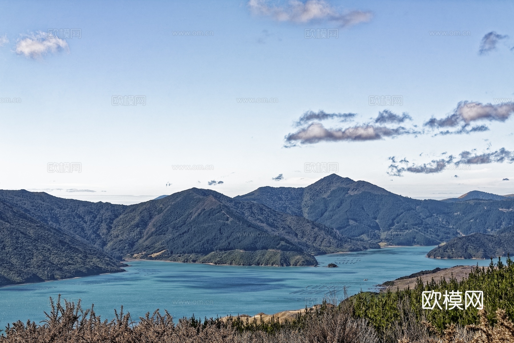 湖泊风景  山水风景