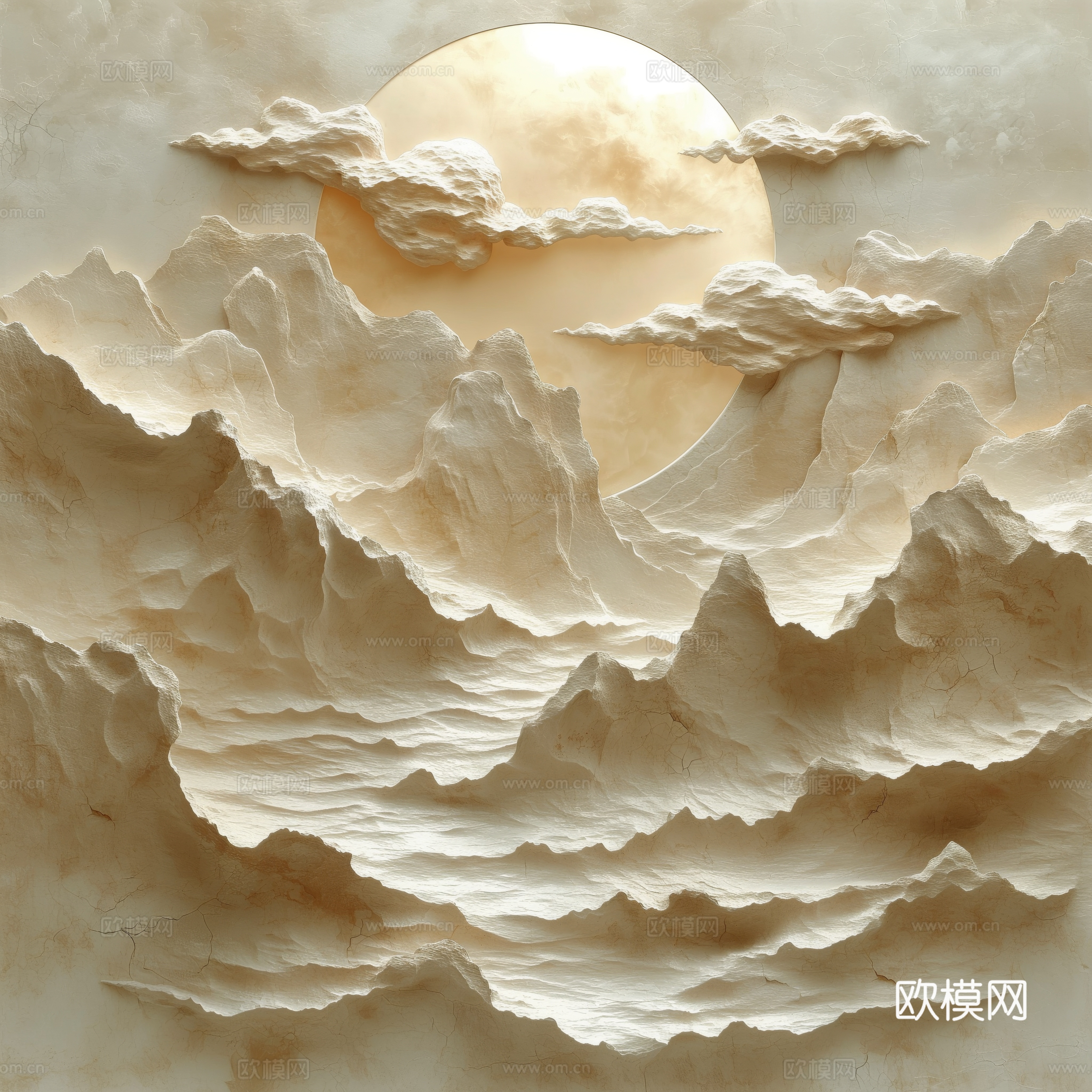 国风山水壁纸壁画