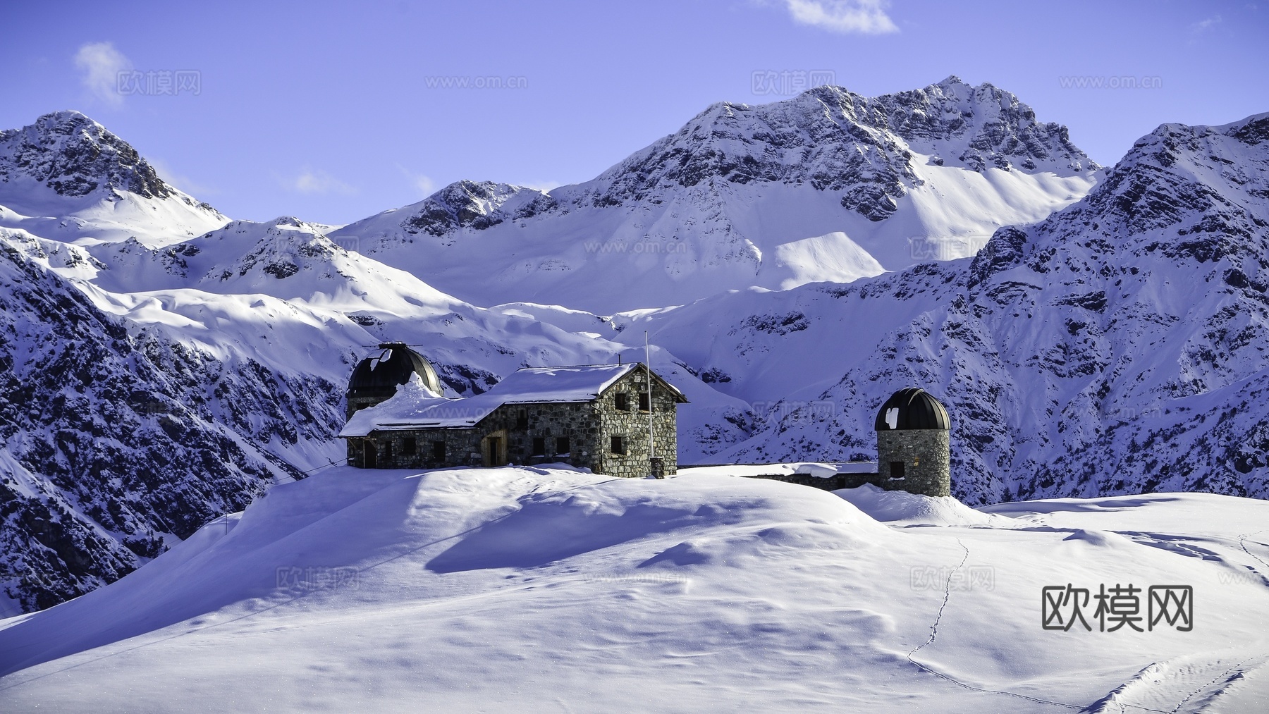 雪山风景  雪景