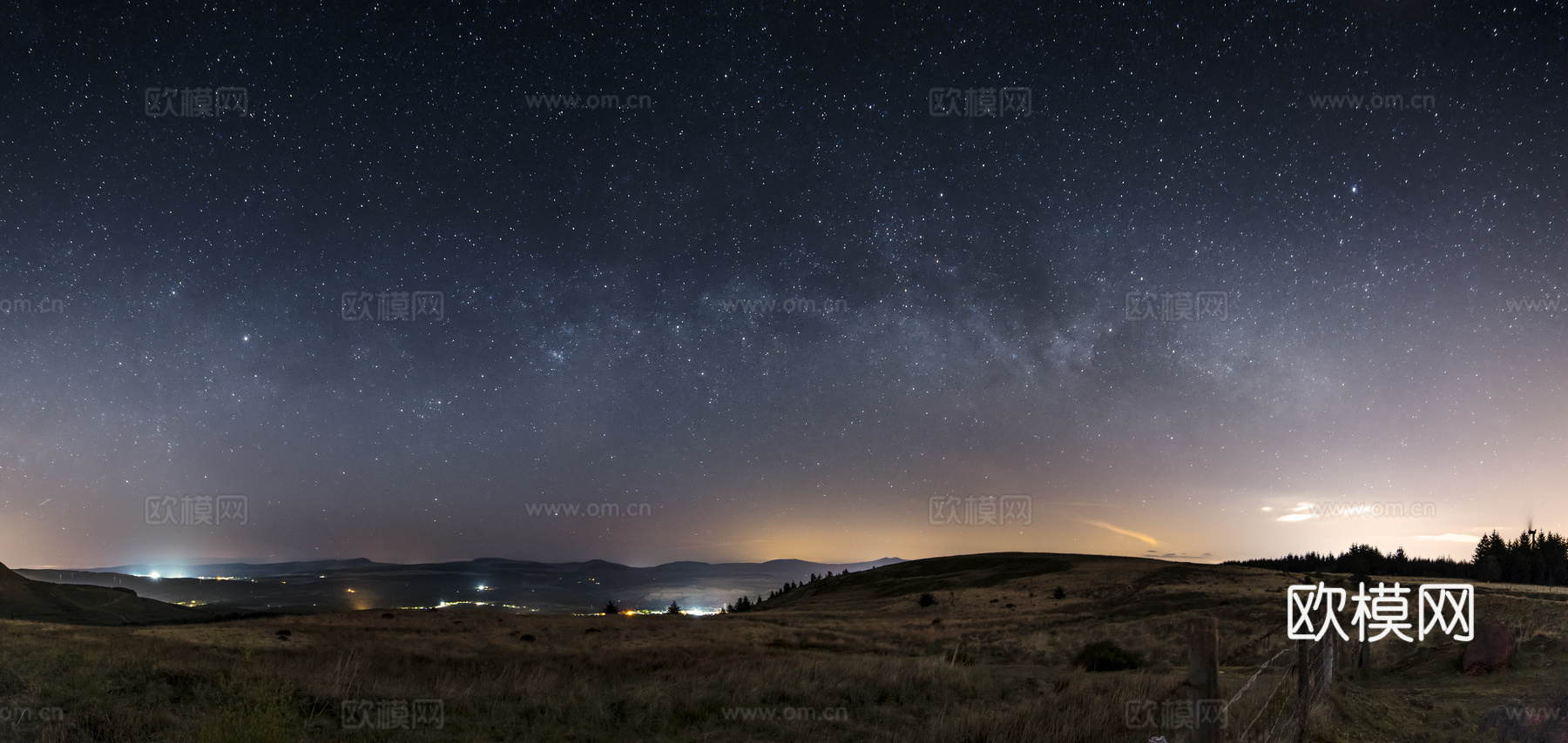 天空夜景  大自然风景