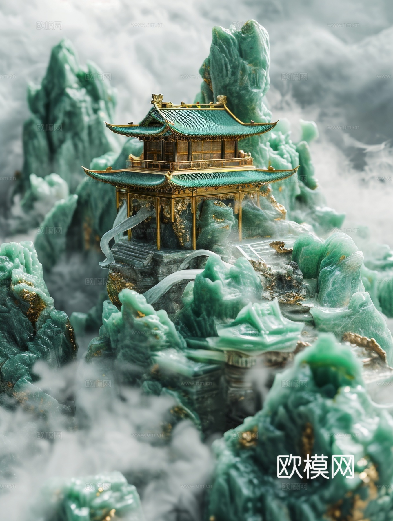 国风山水壁纸壁画