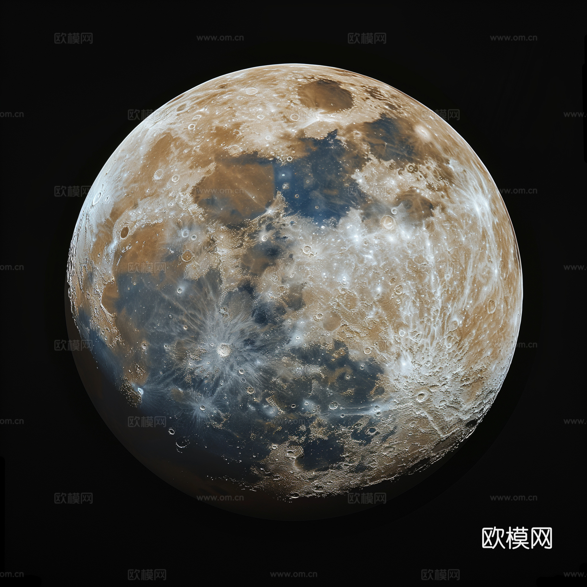 月球灯星球月亮陨石表表面