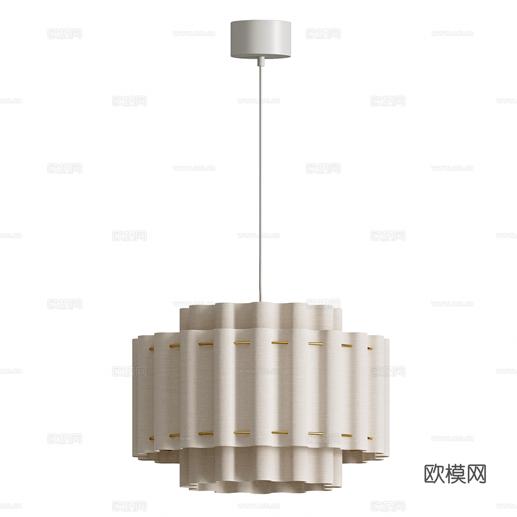 侘寂风吊灯su模型