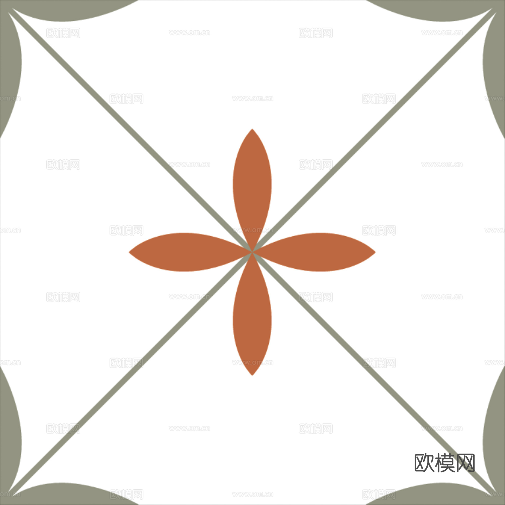 复古花色瓷砖