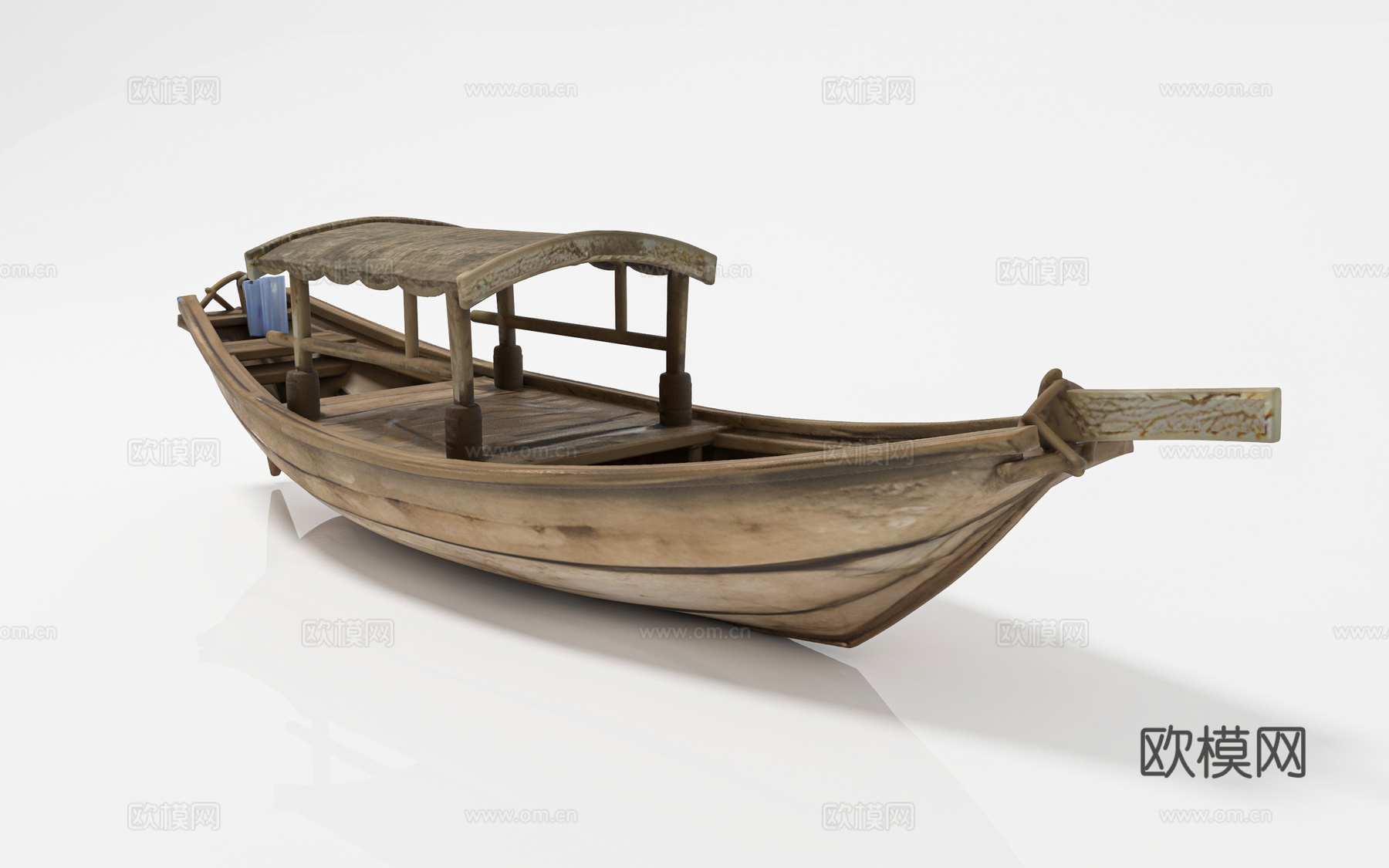 木船小船 水路交通 船只渔船 孤舟泛舟 展览展示 美陈道具3d模型