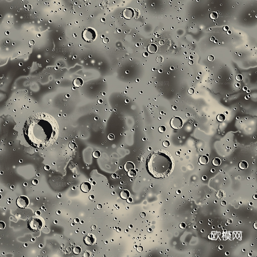 月球灯星球月亮陨石表表面