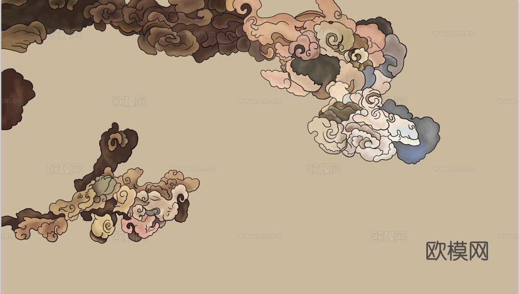 中式花鸟 山水壁纸