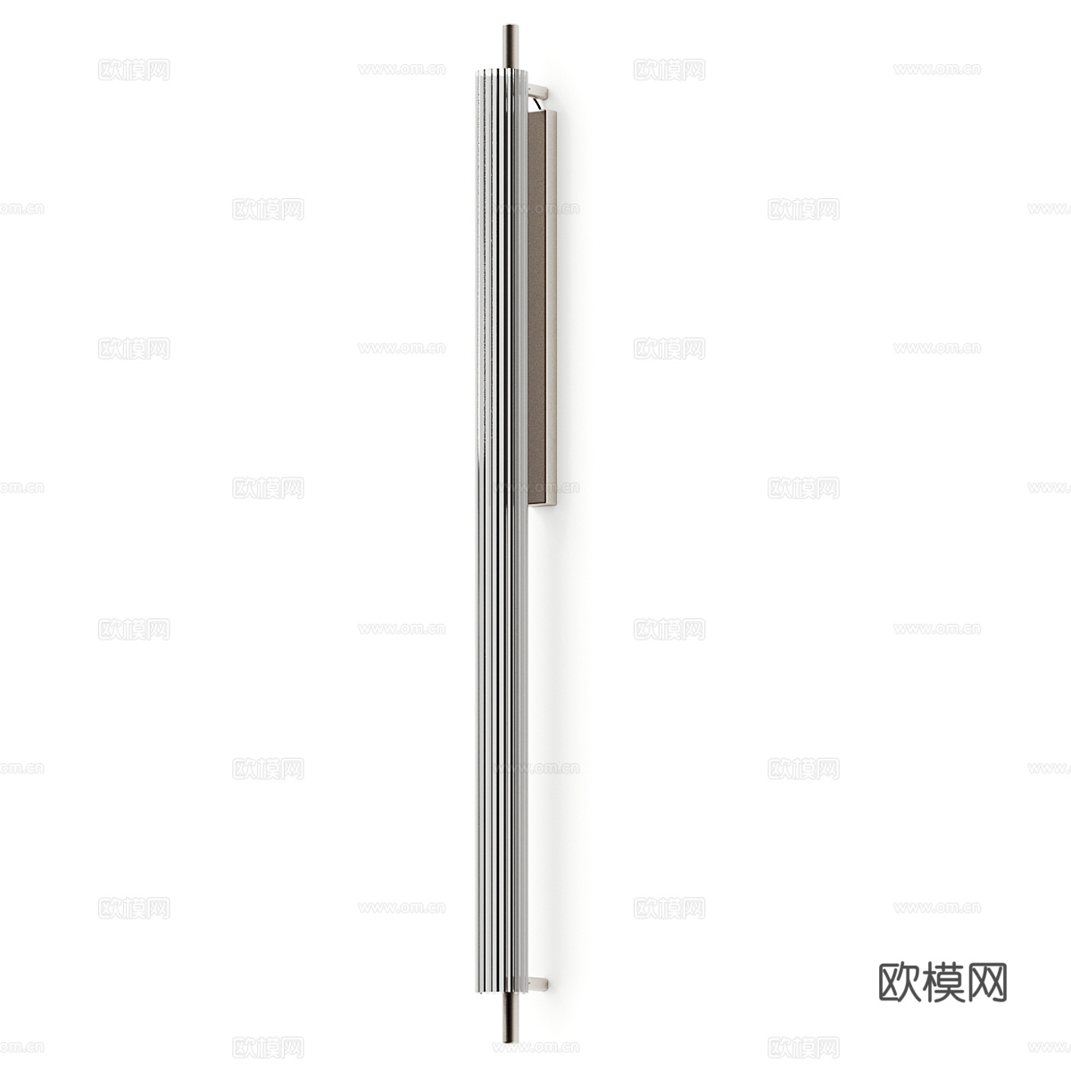现代轻奢极简玻璃长条壁灯3d模型