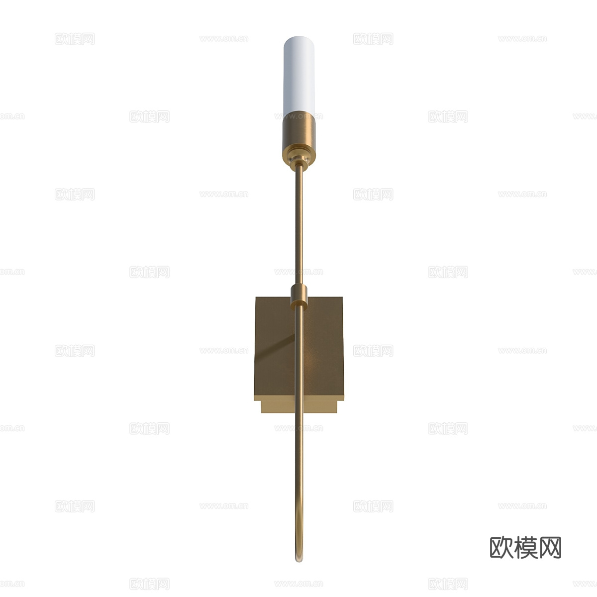 现代轻奢极简装饰壁灯3d模型