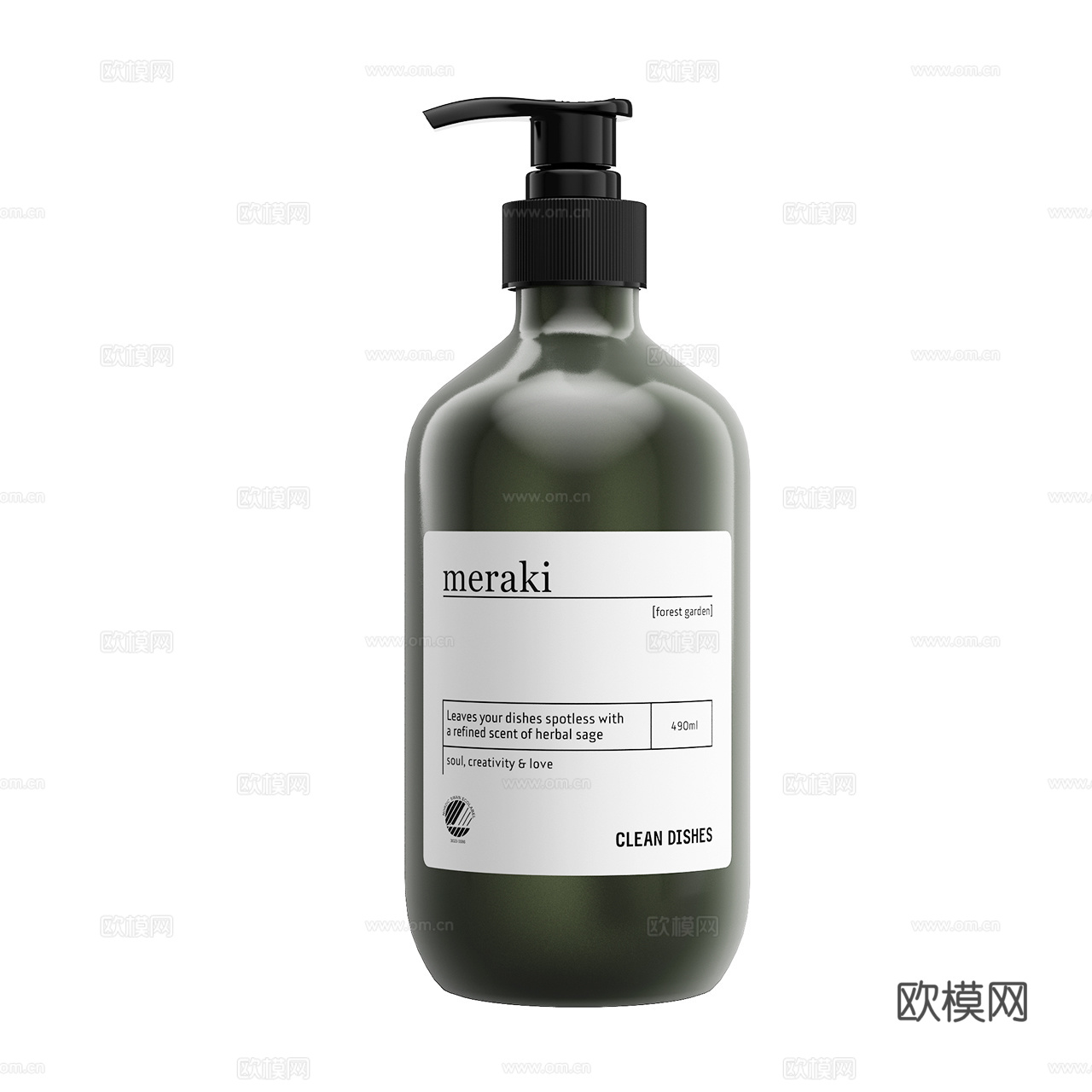 Meraki 现代洗护用品 洗手液 沐浴露 洗洁精 化妆品3d模型