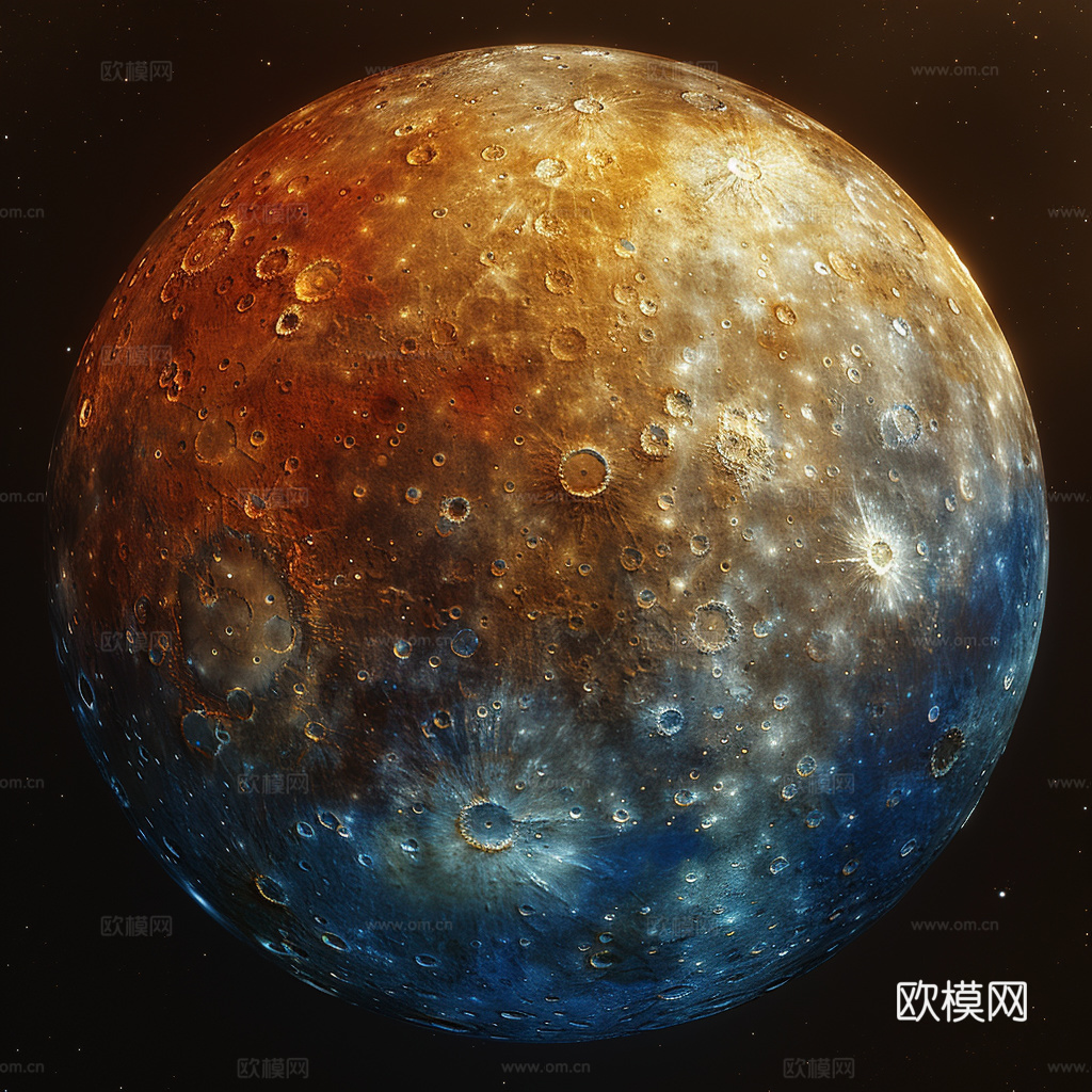 月球灯星球月亮陨石表表面