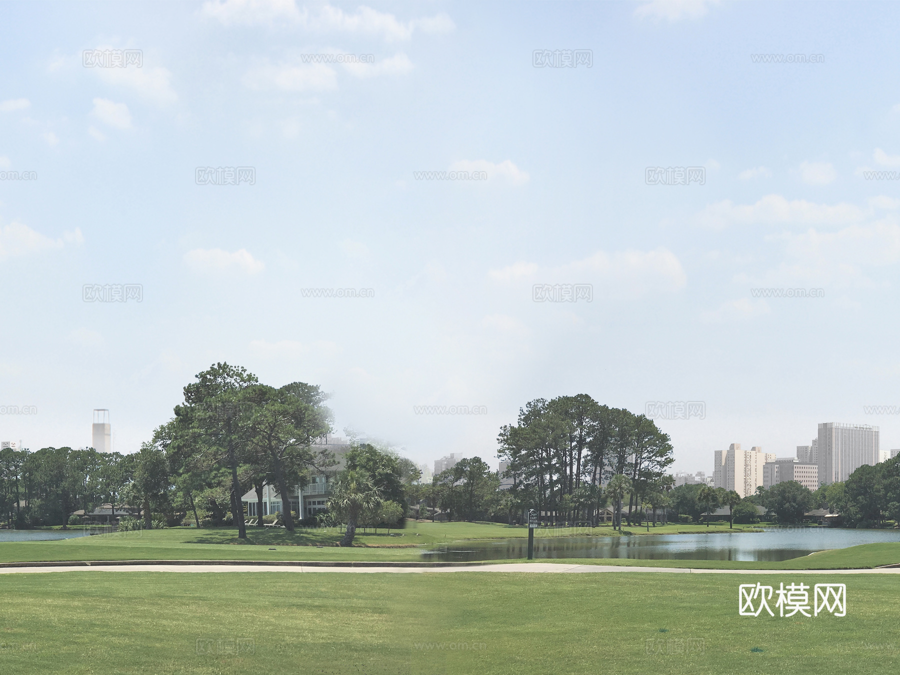 白天城市外景  都市广场贴图  环境贴图