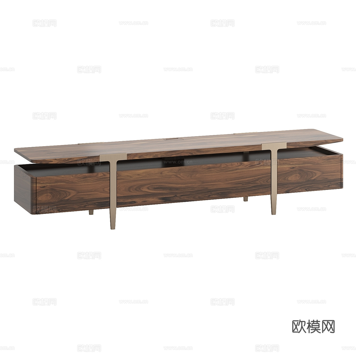 新中式轻奢电视柜3d模型