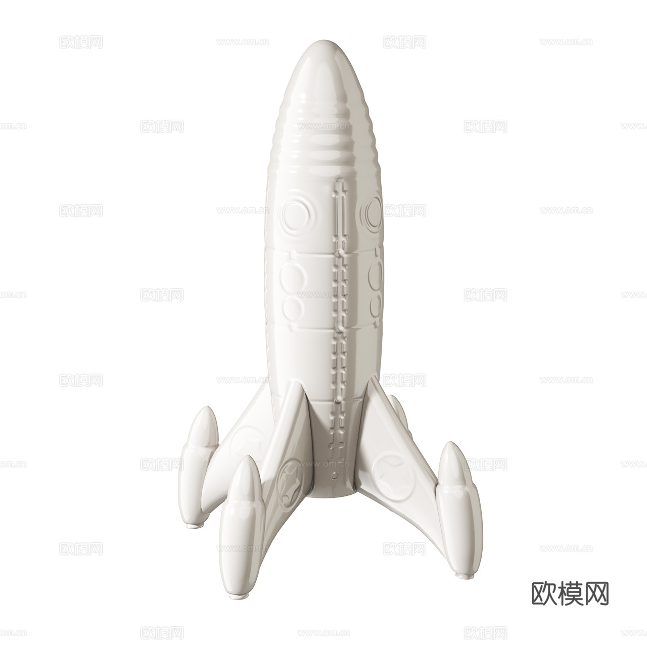 Rouse Home 现代装饰品 装饰品边几 火箭 艺术品3d模型