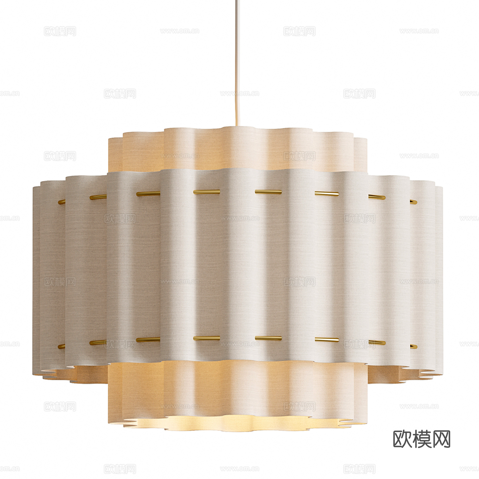 侘寂风吊灯su模型